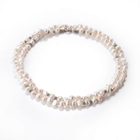 7-8mm White Nugget Pearl Long Strand Opera Necklace 32 inch