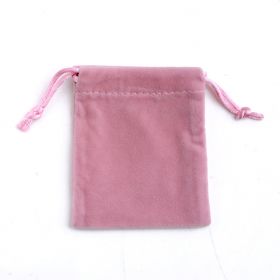 Pink Velvet Pouches Jewelry Packaging Display Drawstring Packing Gift Bags & Pouches 100 Pcs/lot Size options