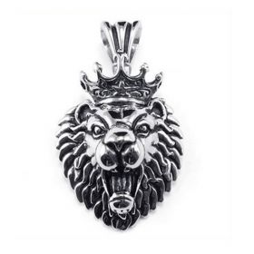 Biker Men's Lion King Pendant Stainless Steel Vintage