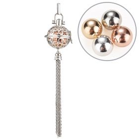 Harmony Bola Chime Balls Tassel Cage Pendant Hollow Perfume Locket Box for Women