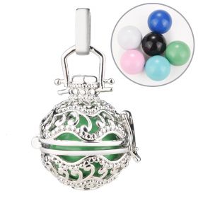 Mexican Angel Caller Pregnancy Chime Bell Ball Wish Box Pendant Copper Cage Locket for DIY