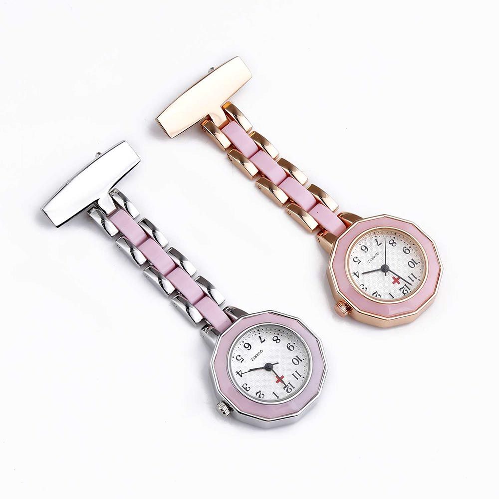 Retractable Nurse Watch with Second Hand for Women Clip on Lapel Hanging  Nurses Watch Badge Stethoscope for Nurses Fob Pocket Watch with Silicone  Cover - Pink : Amazon.in: Fashion
