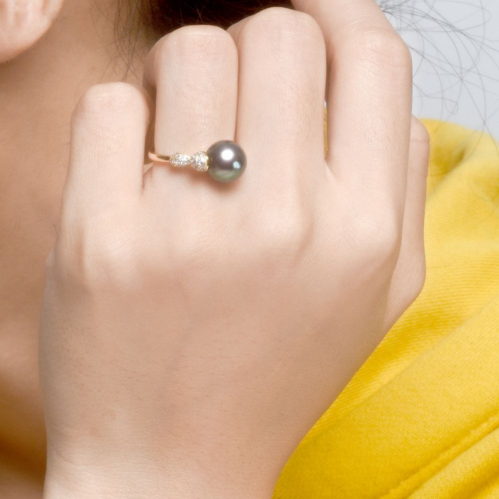 9 Elegant and Stunning Solitaire Pearl Ring Mountings You must Adore