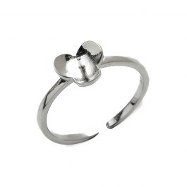 sterling silver findings ring end