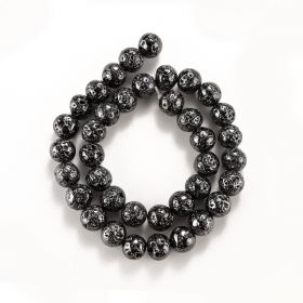 Natural Black Hematite Beads Heart Star Cross Arrow Round Loose Spacer  Beads DIY