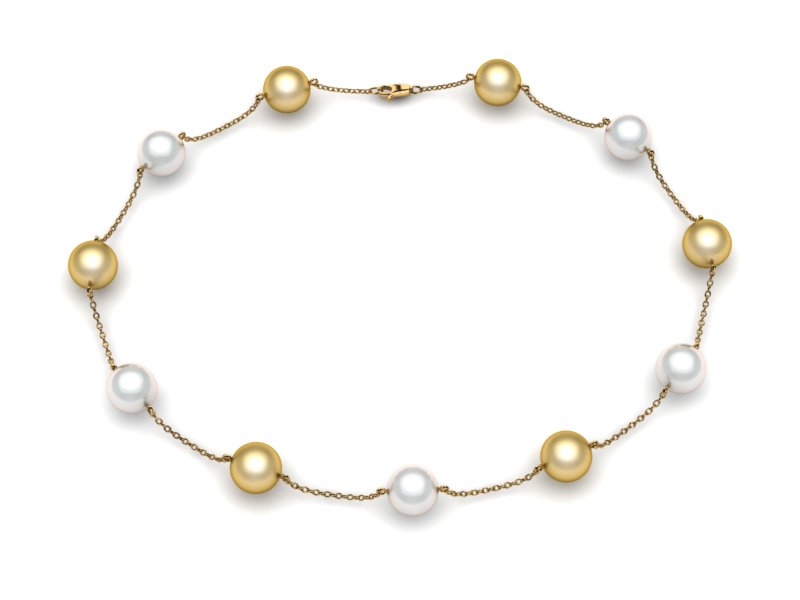 What Is Tin Cup Pearl Necklace?